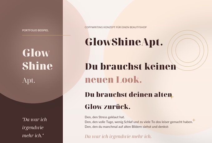 write german ad copy for google, instagram and tiktok ads
